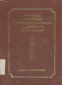 Image of Himpunan peraturan perundang-undangan pertanahan tahun 1988-1991