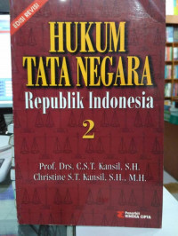 Hukum tata negara republik Indonesia buku dua