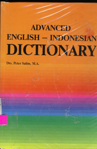 Advanced english indonesian dictionary