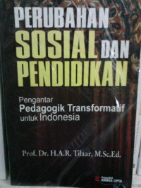 Perubahan sosial dan pendidikan