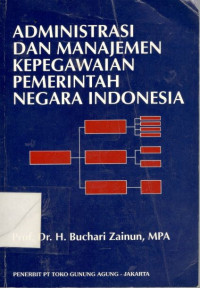 Administrasi dan manajemen kepegawaian pemerintah negara Indonesia