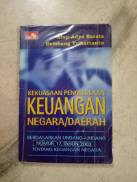 Kekuasaan pengelolaan keuangan negara atau daerah