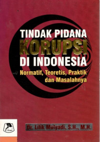 Tindak pidana korupsi di Indonesia: normatif, teoretis, praktik dan masalahnya