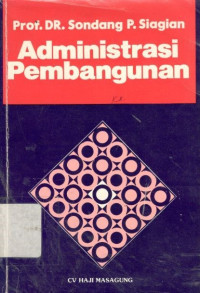 Administrasi pembangunan