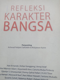 Refleksi karakter bangsa