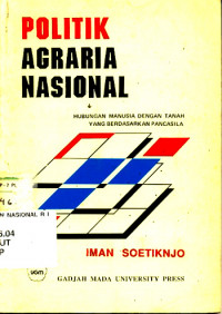 Politik agraria nasional