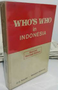 Who's who in Indonesia: second revised edition