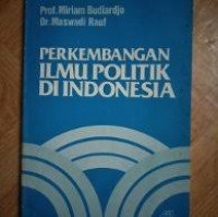 Perkembangan ilmu politik di Indonesia