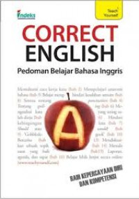 Correct english: pedoman belajar Bahasa Inggris