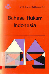 Bahasa hukum indonesia