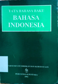 Tata Bahasa Baku Bahasa Indonesia