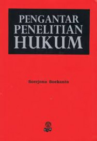 Pengantar penelitian hukum