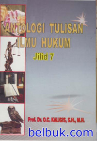 Image of Antologi tulisan ilmu hukum jilid 7