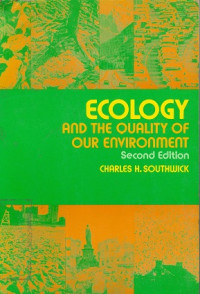 Image of Ecology and quality of our environment second edition